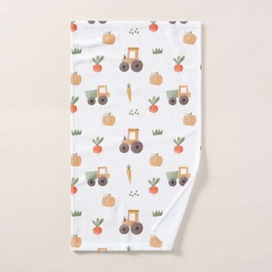 Boerderij Garden Waterverf Fun Pattern Bad Handdoek (Handdoek)