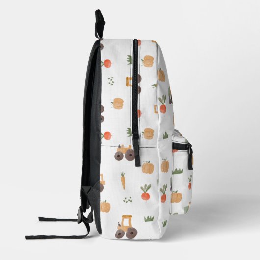 Boerderij Garden Waterverf Fun Pattern Bedrukte Rugzak (Links)