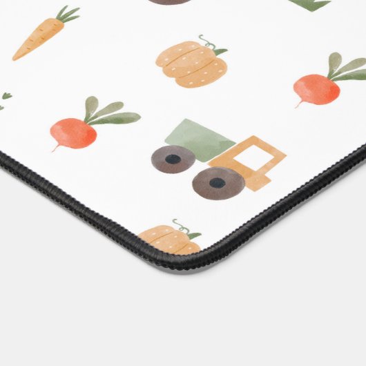 Boerderij Garden Waterverf Fun Pattern Bureaumat (Hoek)