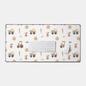 Boerderij Garden Waterverf Fun Pattern Bureaumat (Keyboard & Muis)