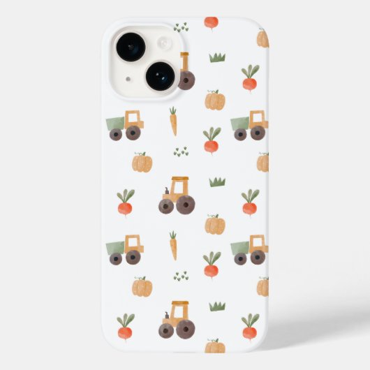Boerderij Garden Waterverf Fun Pattern Case-Mate iPhone Case (Achterkant)