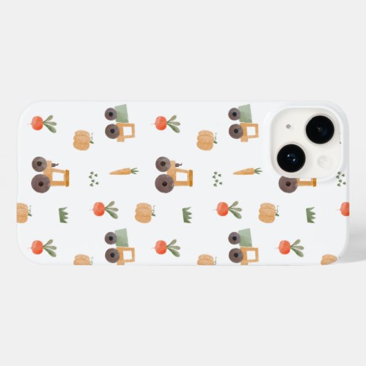Boerderij Garden Waterverf Fun Pattern Case-Mate iPhone Case (Achterkant (horizontaal))