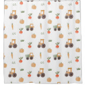 Boerderij Garden Waterverf Fun Pattern Douchegordijn (Voorkant)