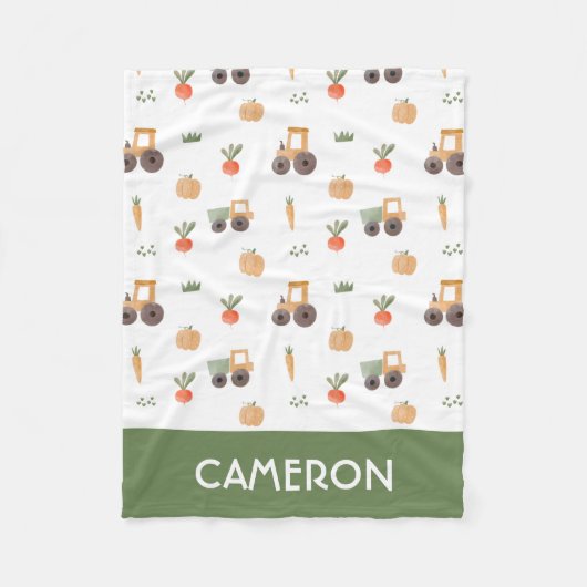 Boerderij Garden Waterverf Fun Pattern Fleece Deken (Voorkant)