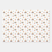 Boerderij Garden Waterverf Fun Pattern Inpakpapier Vel (Voorkant 2)