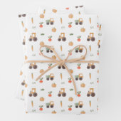 Boerderij Garden Waterverf Fun Pattern Inpakpapier Vel (In situ)