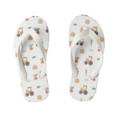 Boerderij Garden Waterverf Fun Pattern Kinder Teenslippers (Voetbed)