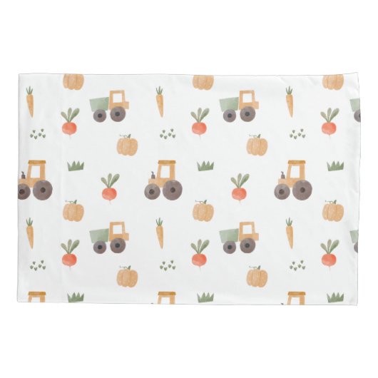 Boerderij Garden Waterverf Fun Pattern Kussensloop (Achterkant)