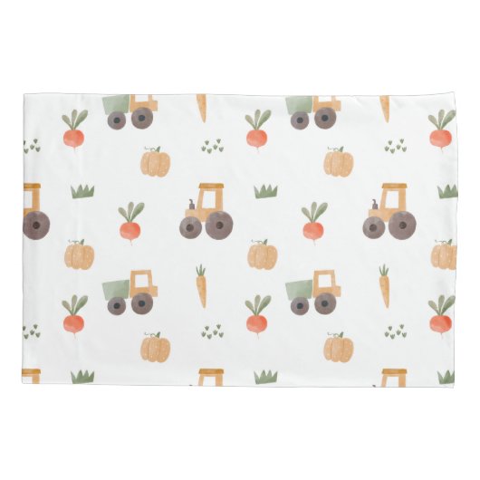 Boerderij Garden Waterverf Fun Pattern Kussensloop (Achterkant)