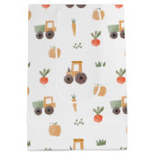 Boerderij Garden Waterverf Fun Pattern Medium Cadeauzakje (Achterkant)