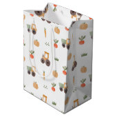 Boerderij Garden Waterverf Fun Pattern Medium Cadeauzakje (Achterkant Gekanteld)