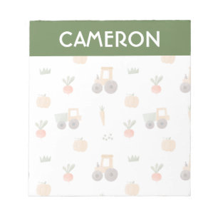 Boerderij Garden Waterverf Fun Pattern Notitieblok