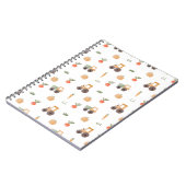 Boerderij Garden Waterverf Fun Pattern Notitieboek (Linkerzijde)