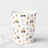 Boerderij Garden Waterverf Fun Pattern Papieren Bekers (Links)