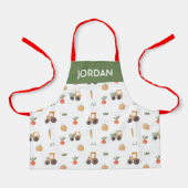 Boerderij Garden Waterverf Fun Pattern Schort (Voorkant)