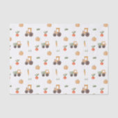 Boerderij Garden Waterverf Fun Pattern Tissuepapier (Voorkant)