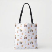Boerderij Garden Waterverf Fun Pattern Tote Bag (Voorkant)