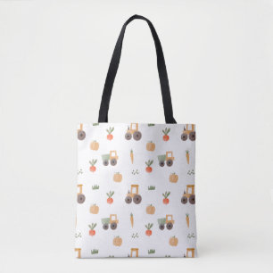Boerderij Garden Waterverf Fun Pattern Tote Bag