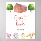 Boerderij \ Gastenboek Poster (Voorkant)