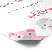 Boerderij - geadresseerde poster (Hoek)