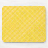 Boerderij Geel Gingham Muismat (Voorkant)