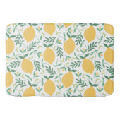 Boerderij gele leemonpatroon voor Bright land Badmat (Voorkant)
