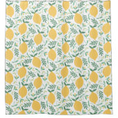 Boerderij gele leemonpatroon voor Bright land Douchegordijn (Voorkant)