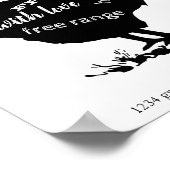 Boerderij ⎢ gepersonaliseerd Poster (Hoek)