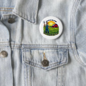 Boerderij Gift Farming Lover Future Farmer Ronde Button 5,7 Cm (In situ)