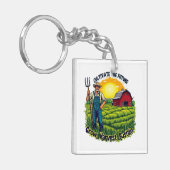 Boerderij Gift Farming Lover Future Farmer Sleutelhanger (Voorkant Links)