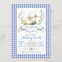 Boerderij Gingham  baby shower