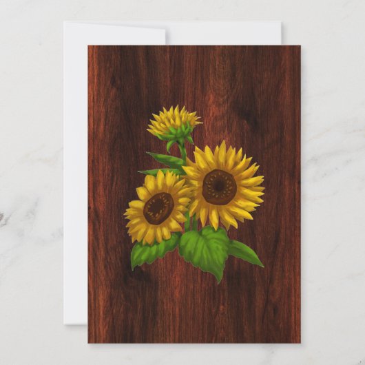 Boerderij Gingham BBQ Uitnodiging | rustiek land (Achterkant)