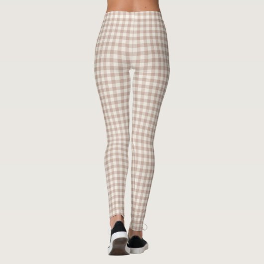 boerderij Gingham Pattern Leggings (Achterkant)