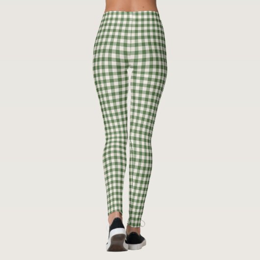 boerderij Gingham Pattern Leggings (Achterkant)