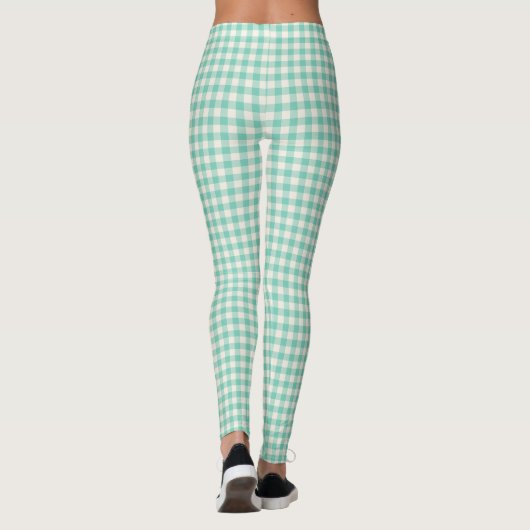 boerderij Gingham Pattern Leggings (Achterkant)