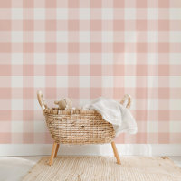 Boerderij Gingham zoete perzik