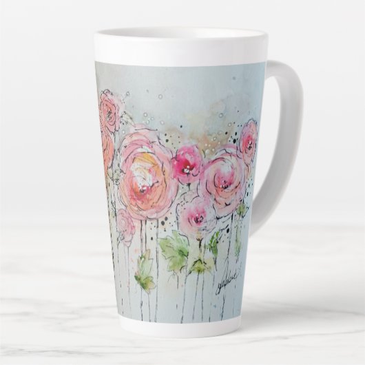 Boerderij Girl Artistry Blossom Latte Mok (Rechterhoek)