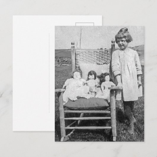 Boerderij Girl en haar Doll Friends (Voorkant / Achterkant)