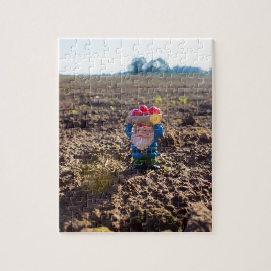 Boerderij Gnome Legpuzzel (Verticaal)