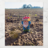 Boerderij Gnome Wijn Etiket (Enkel label)