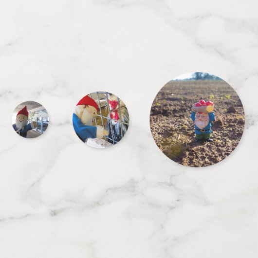 Boerderij Gnomes Confetti (Achterkanten)