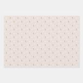 Boerderij Goose Flowers Rustic Yellow Gingham Inpakpapier Vel (Voorkant)