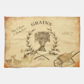  Boerderij Graanzak Kip-collage Theedoek (Horizontaal)