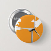 Boerderij Groene Knowes Wind Ronde Button 5,7 Cm (Voorkant /achterkant)