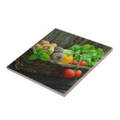 Boerderij groenten, vers tegeltje (Zijkant)