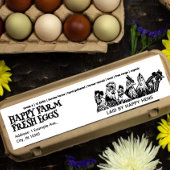  Boerderij Grote Ei Kartonnen Etiket Sticker