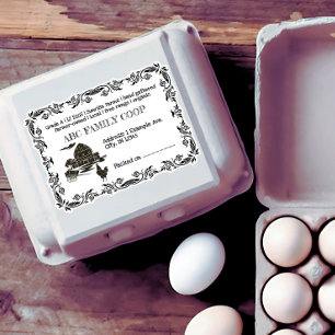  Boerderij Grote Ei Kartonnen Etiket Sticker