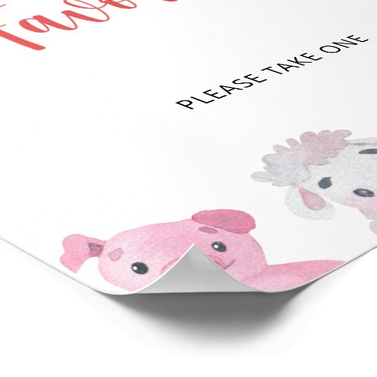 Boerderij - gunsten poster (Hoek)