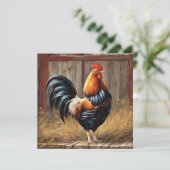 Boerderij Haan - Majestic Glory Feestdagenkaart (Staand voorkant)