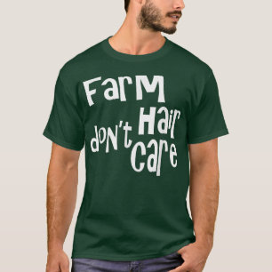 Boerderij Hair geeft geen grappige boer T-shirt
